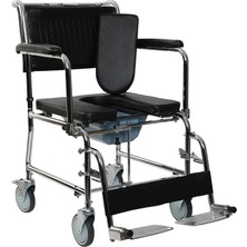 Golfi Katlanır Klozet Kapaklı Banyo Sandalyesi | Kompakt Tasarım ve Stabil Yapı G125A