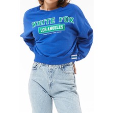 Kadın  Siyah Baskılı Sweatshirt