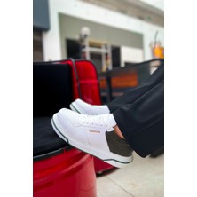 Signature Premium Bağcıklı Erkek Sneaker Haki