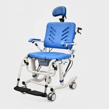 Poylin Tilt Baş Destekli Alüminyum Banyo Tuvalet Sandalyesi | Ergonomik ve Ayarlanabilir P620
