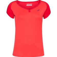 Babolat Play Cap Sleeve Top Kız Çocuk Kırmızı Tişört