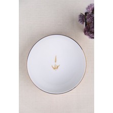 Tabak Evi Porselen Natura Marinum Altın Yaldız Kase 13,50CM Tekli