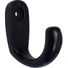 Büyük Tekli Fincan Askı, Dekor Askısı - Siyah, 12X23X30 mm