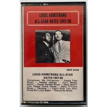 Louis Armstrong All Star Dates 1947-50 Kaset (Orijnal Dönem Kağıt Baskı Kaset)