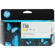 Hp 738 Yellow Sarı 130ML Plotter Kartuşu 498N7A