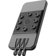 Snapmax SNP-3007 10.000 Mah Siyah Vantuzlu Kablosuz ve 3in1 Kablolu Powerbank