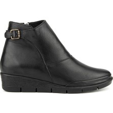 Muya Neoma 6 Nokta Anatomik Taban Topuk Dikeni Hakiki Deri Kadın Bot