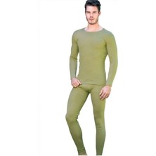 Erkek Askeri Haki Yeşil Termal Içlik Alt Üst Takım