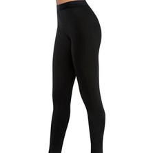 Kadın Siyah Termal Tayt