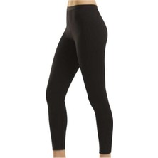 Termal Kadın Tayt Siyah Likralı Içlik Belisa Iç Giyim