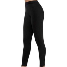 Kadın Siyah Termal Alt Tayt