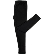 Kız Çocuk Siyah Uzun Viskon Şardonlu Alt Içlik Termal Giyim