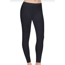 Kadın Siyah Termal Tayt