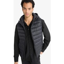 DeFacto Su İtici Slim Fit Kapüşonlu Yelek N4652AZ25AU