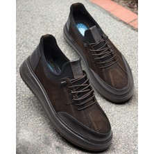 Ispartalılar TAB550 Topuk Jelli Ortopedik Taban Hakiki Deri Erkek Ayakkabı Casual Günlük Erkek Ayakkabı POLİ Hafif Taban