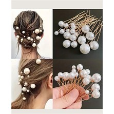 18'li Inci U-Şekilli Saç Tokası – Zarif Saç Modelleri Için Saç Aksesuarı