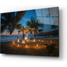 Doğa Manzara Cam Tablo 4mm Dayanıklı Temperli Cam