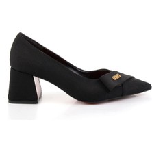 Mat Siyah  Kadın Klasik Topuklu Ayakkabı K01231463138