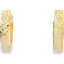 Cigold Taşsız Küpe 14 Ayar Altın 1.68 gr OA-C1TB01029314