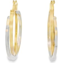 Cigold Taşsız Küpe 14 Ayar Altın 2.54 gr OA-K1TB01019334