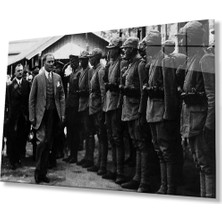 Atatürk Cam Tablo 4mm Dayanıklı Temperli Cam, Atatürk Glass Wall Art