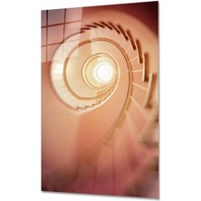 Geometrik Bina Cam Tablo 4mm Dayanıklı Temperli Cam