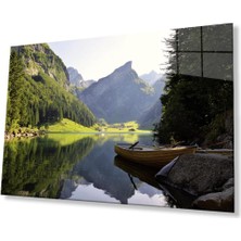 Manzara Cam Tablo 4mm Dayanıklı Temperli Cam View Glass Wall Art