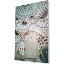 Cami Motif Dini Duvar Dekoru Cam Tablo 4mm Dayanıklı Temperli Cam