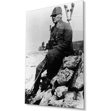 Atatürk Cam Tablo 4mm Dayanıklı Temperli Cam, Atatürk Glass Wall Art
