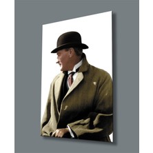Atatürk Cam Tablo 4mm Dayanıklı Temperli Cam, Atatürk Glass Wall Art