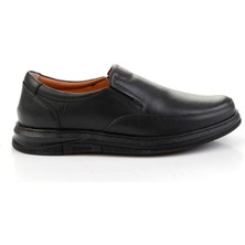 Siyah Hakiki Deri Erkek Casual Ayakkabı E01437041503