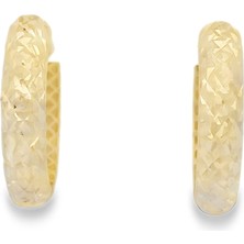 Cigold Taşsız Küpe 14 Ayar Altın 1.51 gr OA-C1TB01029306