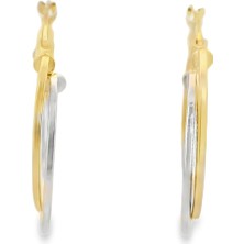 Cigold Taşsız Küpe 14 Ayar Altın 2.27 gr OA-K1TB01019331