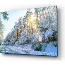 Doğa Manzara Cam Tablo 4mm Dayanıklı Temperli Cam