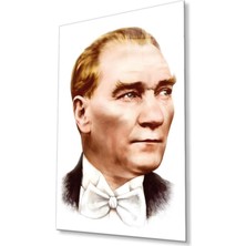 Atatürk Cam Tablo 4mm Dayanıklı Temperli Cam, Atatürk Glass Wall Art