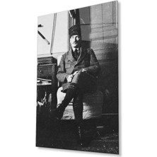 Atatürk Cam Tablo 4mm Dayanıklı Temperli Cam, Atatürk Glass Wall Art