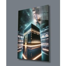 Kabe Modern Cam Tablo Yapay Zeka Hediyelik Büyük Tablo Ev Ofis Dekoru