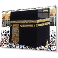 Kabe Kutsal Topraklar Dini Duvar Dekoru Cam Tablo 4mm Dayanıklı Temperli Cam