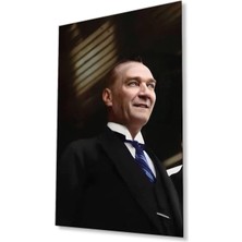 Atatürk Baskılı Cam Tablo 4mm Dayanıklı Temperli Cam
