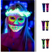 Glow Stick Boya Fosforlu Krem Boya 12 Adet