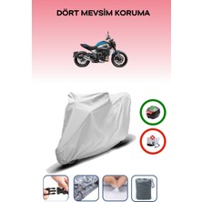 Breen Cf Moto 700CL-X Heritage Gri Motosiklet Brandası Arka Çanta Uyumlu