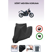 Breen Rks Rz 125S Için Kilit Uyumlu Siyah Motosiklet Branda, Güvenli, Su Geçirmez