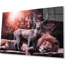 Aslan Cam Tablo