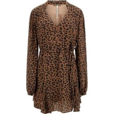 Guess Wanda Kadın Çok Renkli Elbise W5BK51WGLA2-P1UK