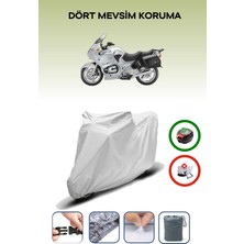 Breen Bmw R 1150 Rt Gri Motosiklet Brandası Arka Çanta Uyumlu