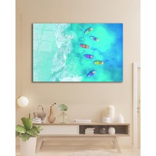 Su Tekne Cam Tablo, Ev Ofis Salon Hediyelik Duvar Dekoru