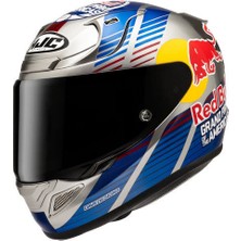 Hjc RPHA12 Red Bull Austin Gp II MC21 Çok Renkli Kapalı Motosiklet Kaskı XL Beden Güvenlik
