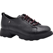 Venüs 2553801k Kadın Deri Bağcıklı Ayakkabı - Yeşil - 36