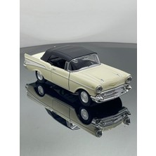 1.36 Ölçek Chevrolet Bel Air 1957 Klasik Metal Oyuncak Araba
