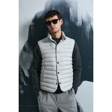 Lufian Erkek Soon Kaz Tüyü Yelek 112130027 Taş